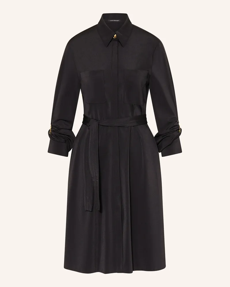 Luisa Cerano Hemdblusenkleid Schwarz