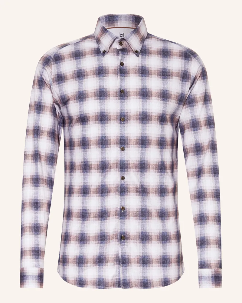 DESOTO Jerseyhemd Slim Fit Weiss