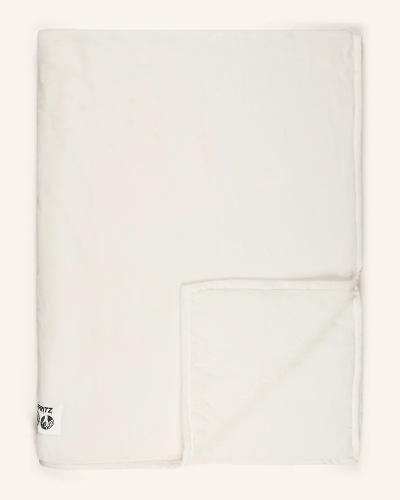Zoeppritz Kunstfell-Plaid The Blanket weiss Ecru