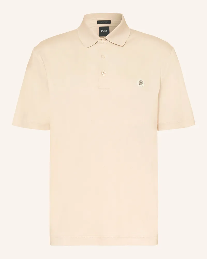 HUGO BOSS Jersey-Poloshirt PARRIS Creme