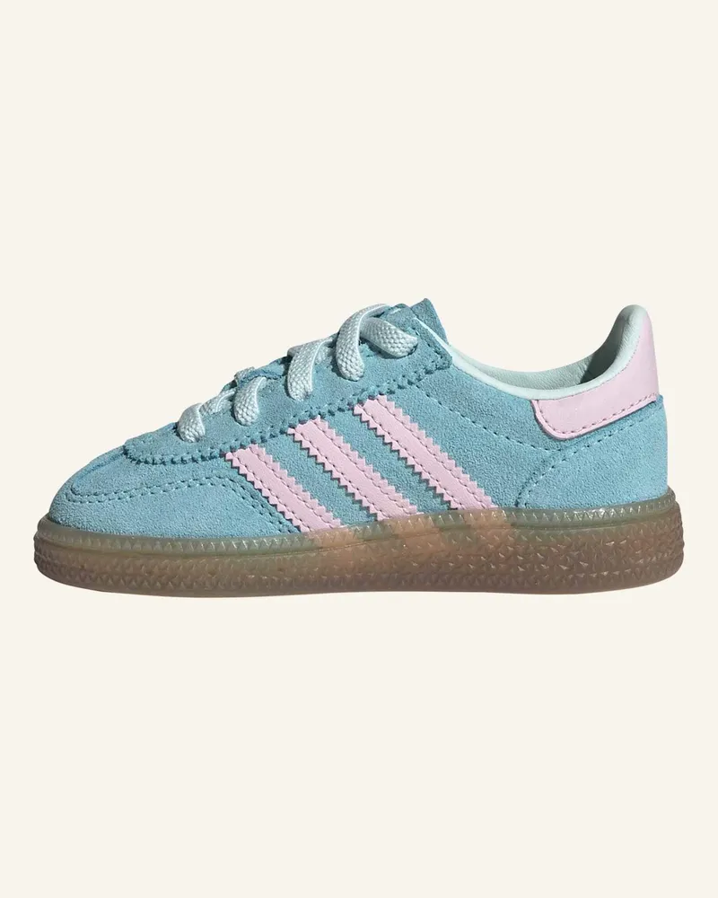 adidas Handball Spezial Comfort Closure Elastic Lace Kids Schuh blau Grün