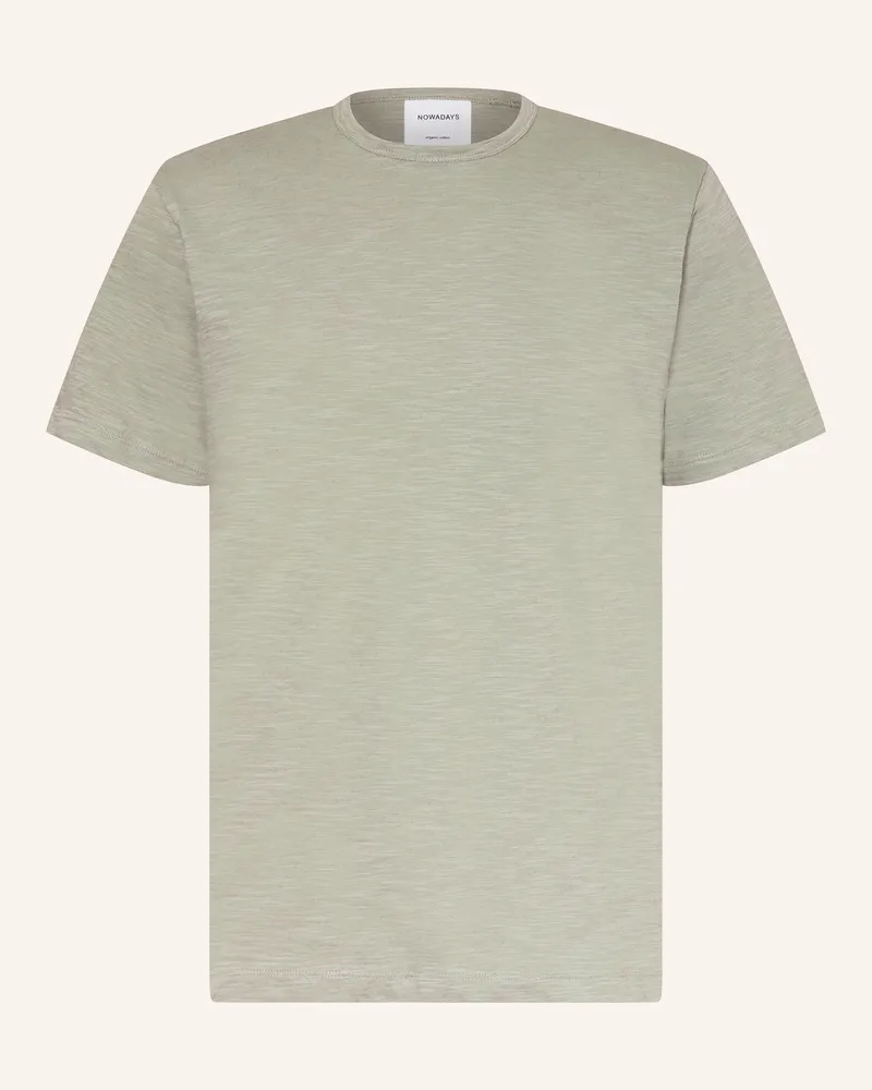 Nowadays T-Shirt gruen Hellgrün