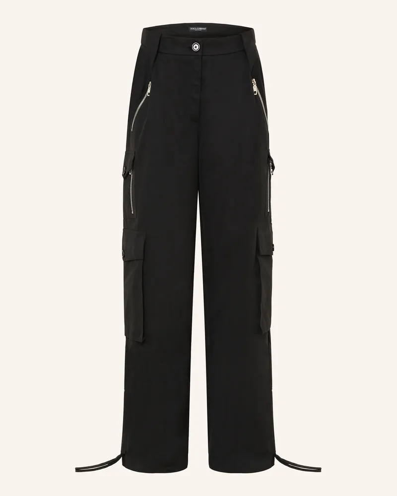 Dolce & Gabbana Cargohose schwarz Schwarz