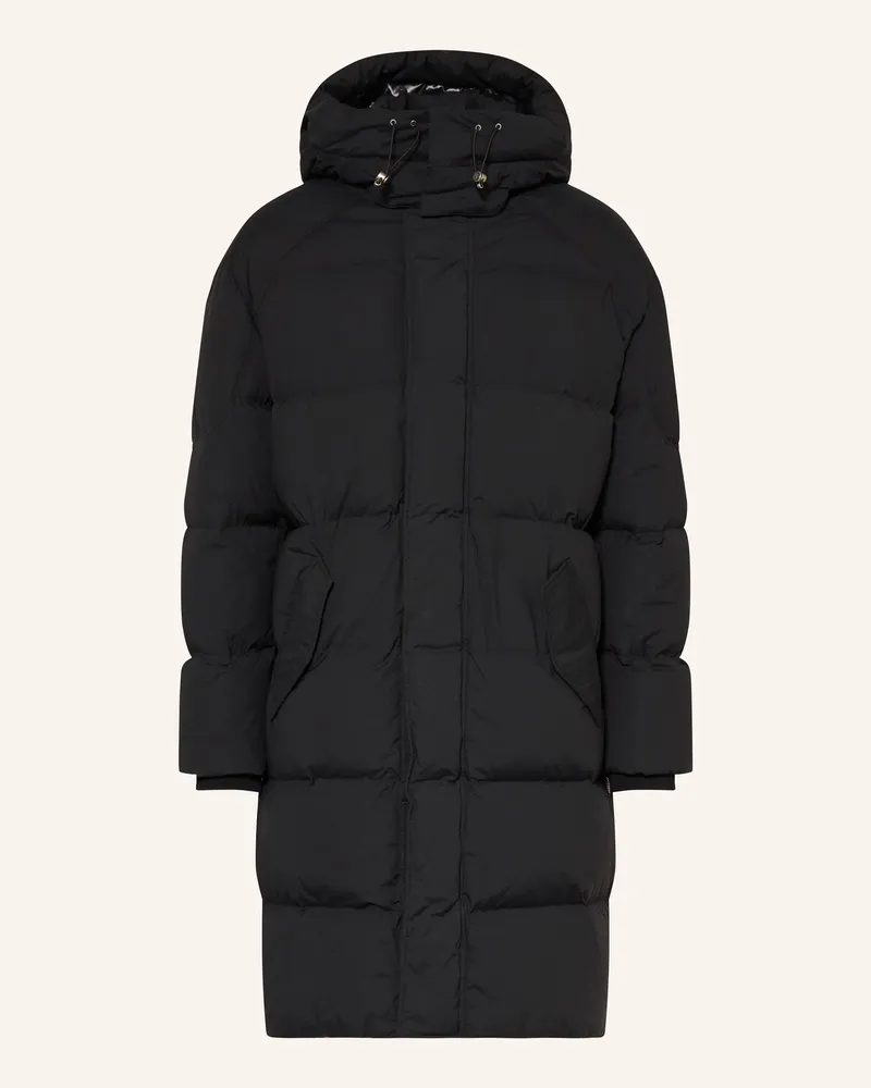 Moose Knuckles Daunenmantel EVEREST mit abnehmbarer Kapuze Schwarz