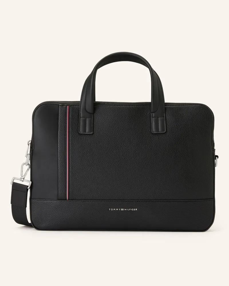 Tommy Hilfiger Laptop-Tasche Central Slim schwarz Schwarz