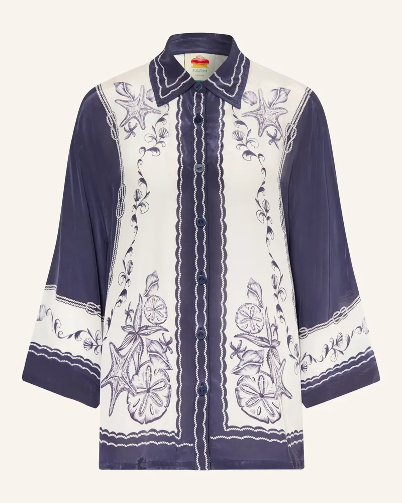 FARM Rio Hemdbluse Coast blau Weiss