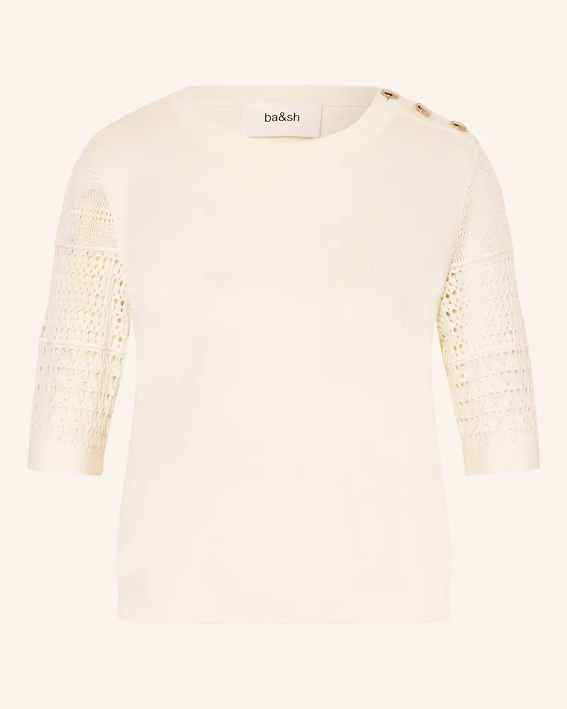 ba&sh Strickshirt SHIRLEY Ecru