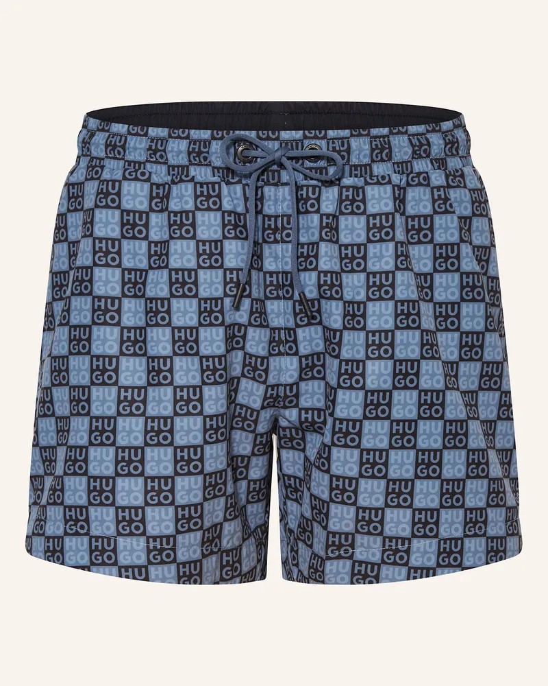 HUGO BOSS Badeshorts AARON Hellblau