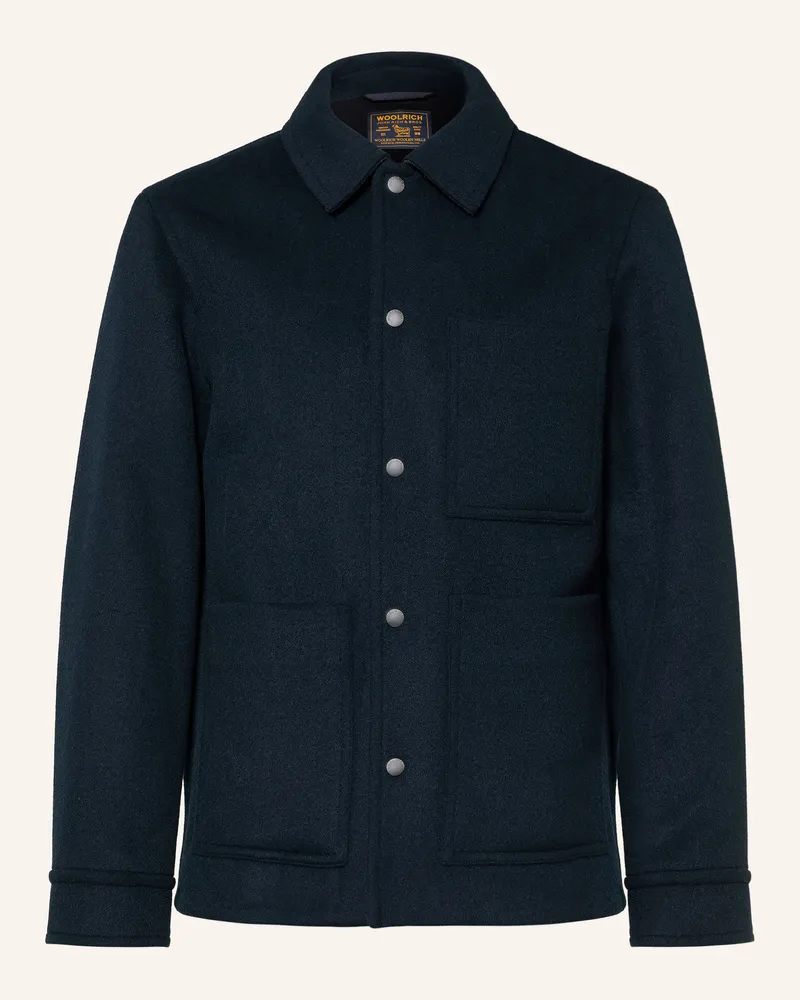 Woolrich Overjacket blau Dunkelblau