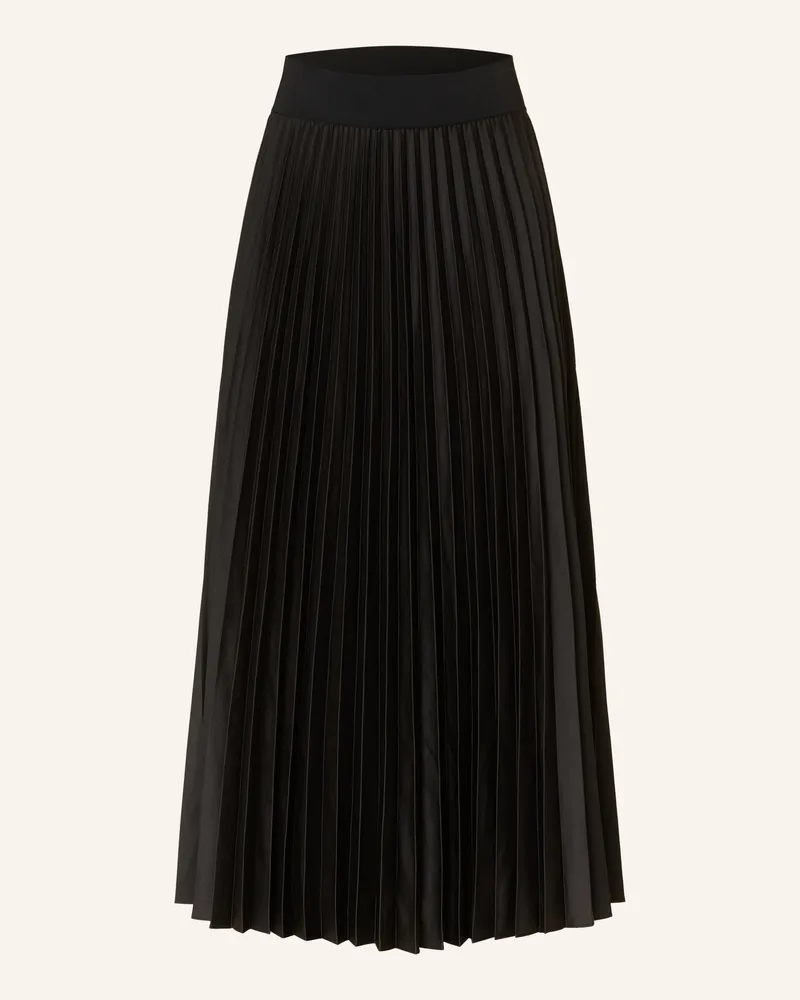Reiss Plisseerock SEREN Schwarz