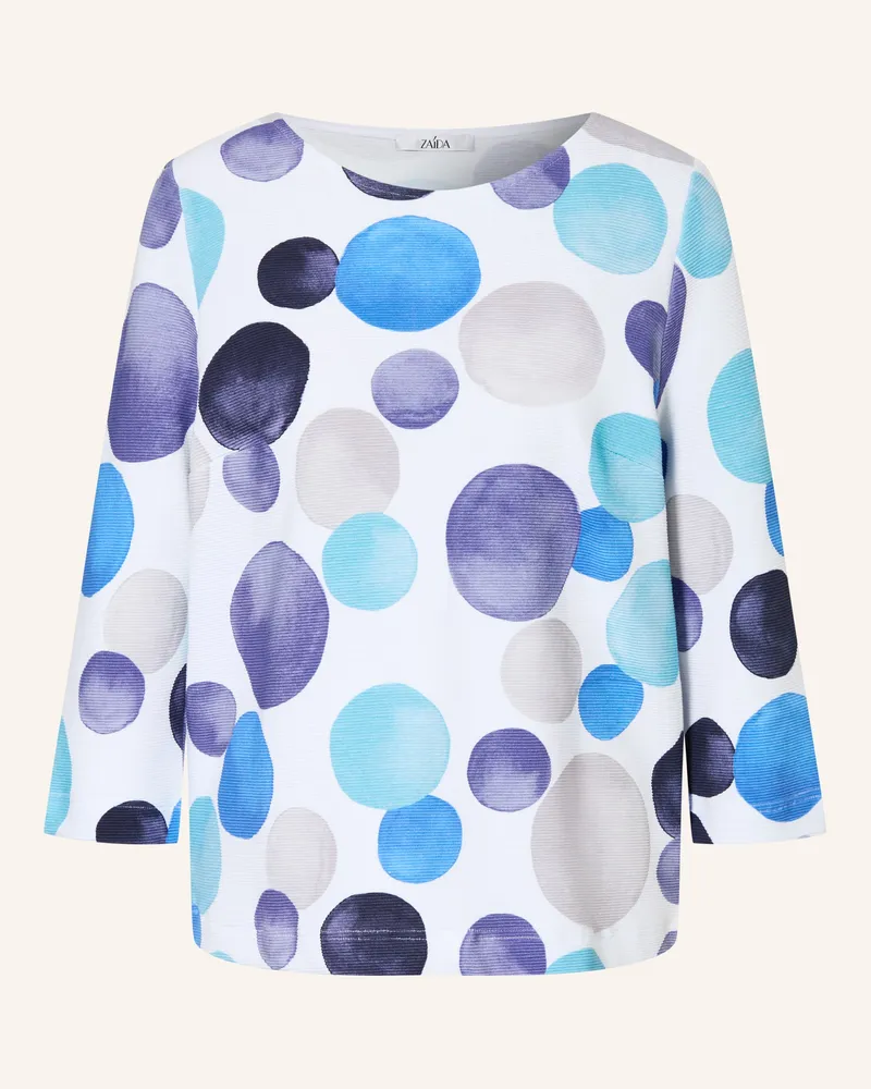 ZAíDA Shirt mit 3/4-Arm Weiss