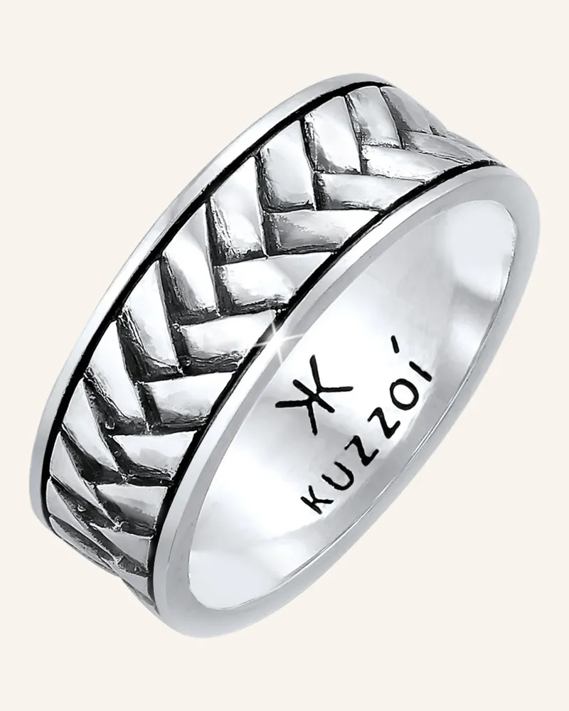 KUZZOI Ring silber Silber