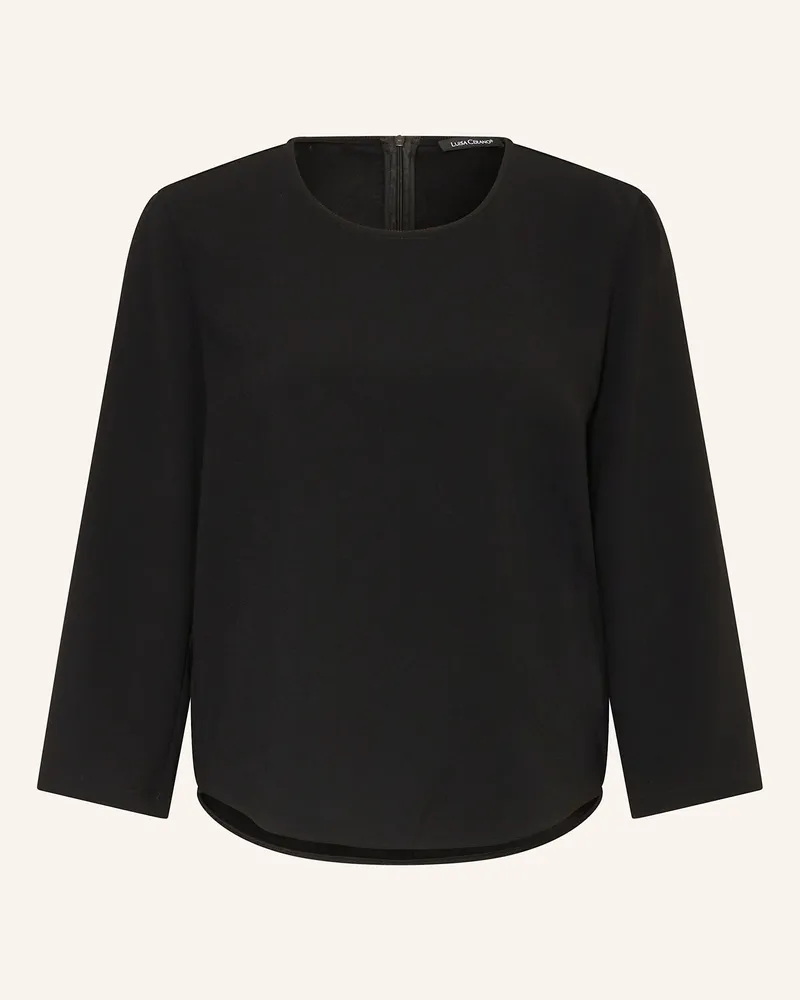 Luisa Cerano Blusenshirt Mit 3/4-Arm schwarz Schwarz