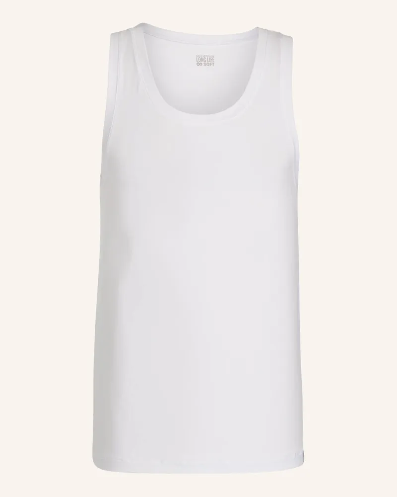 Schiesser Unterhemd Long Life Soft weiss Weiss