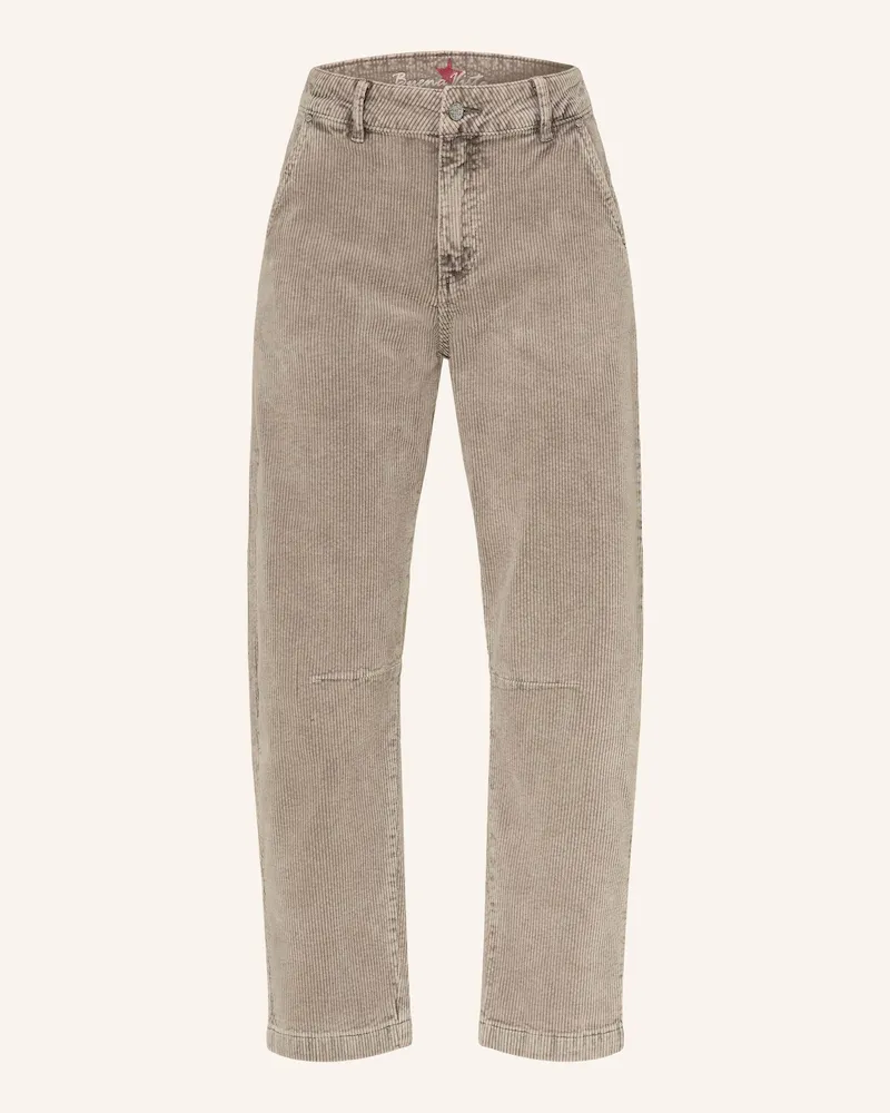Buena Vista Barrel Jeans aus Cord Beige