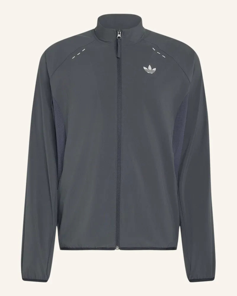 adidas Tech Trefoil Essentials Fz Hood Originals Jacke grau Grau