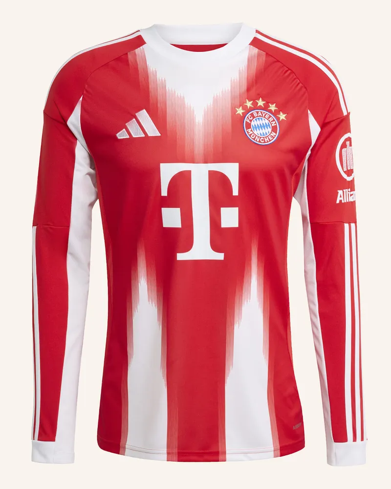 adidas FC BAYERN MÜNCHEN 25/26 LONG SLEEVE HEIMTRIKOT Rot