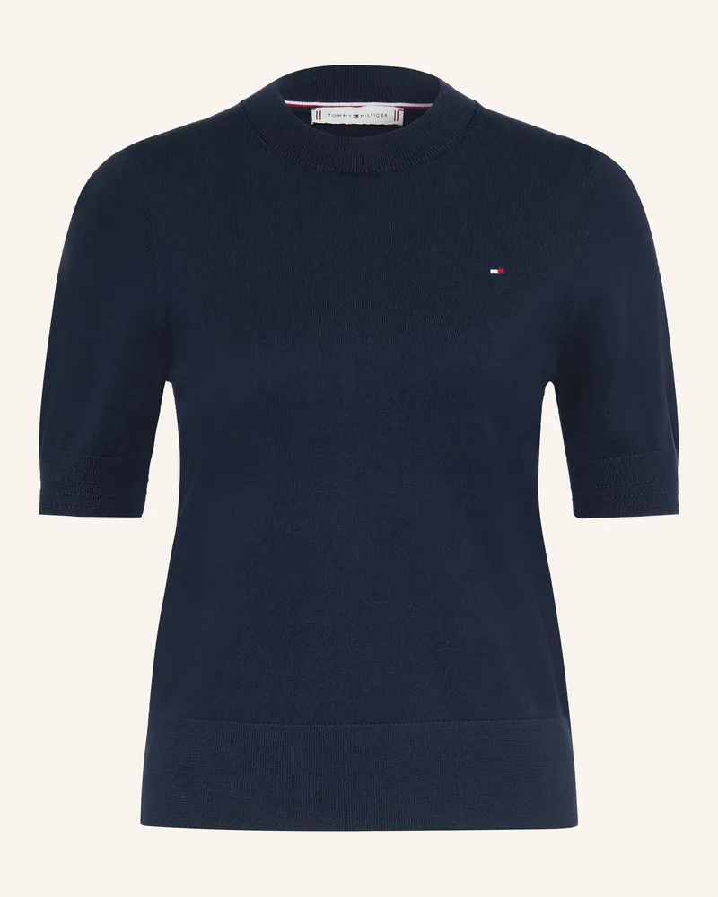 Tommy Hilfiger Strickshirt blau Dunkelblau