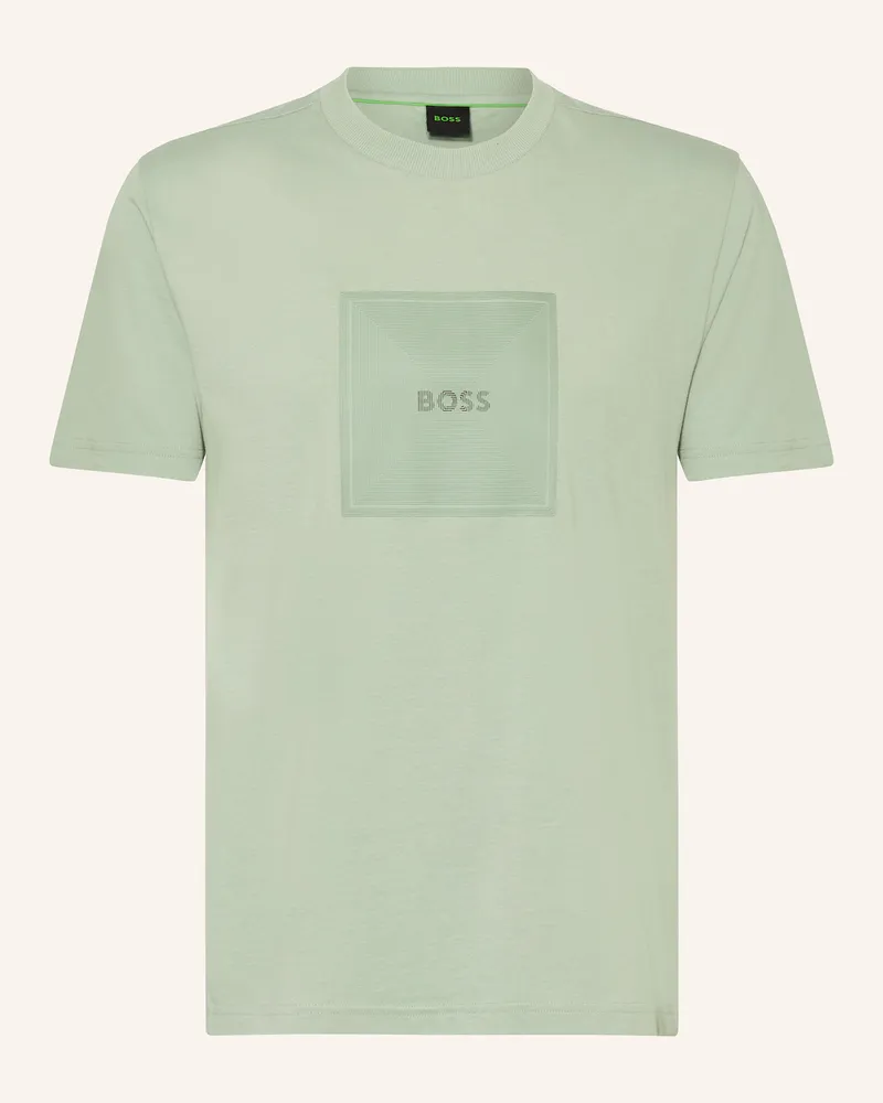 HUGO BOSS T-Shirt LOGO Hellgrün