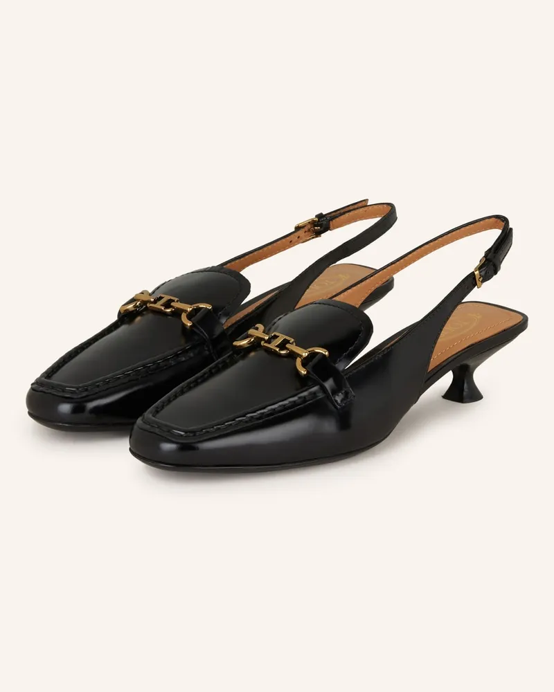 TOD'S Slingpumps - SCHWARZ Schwarz