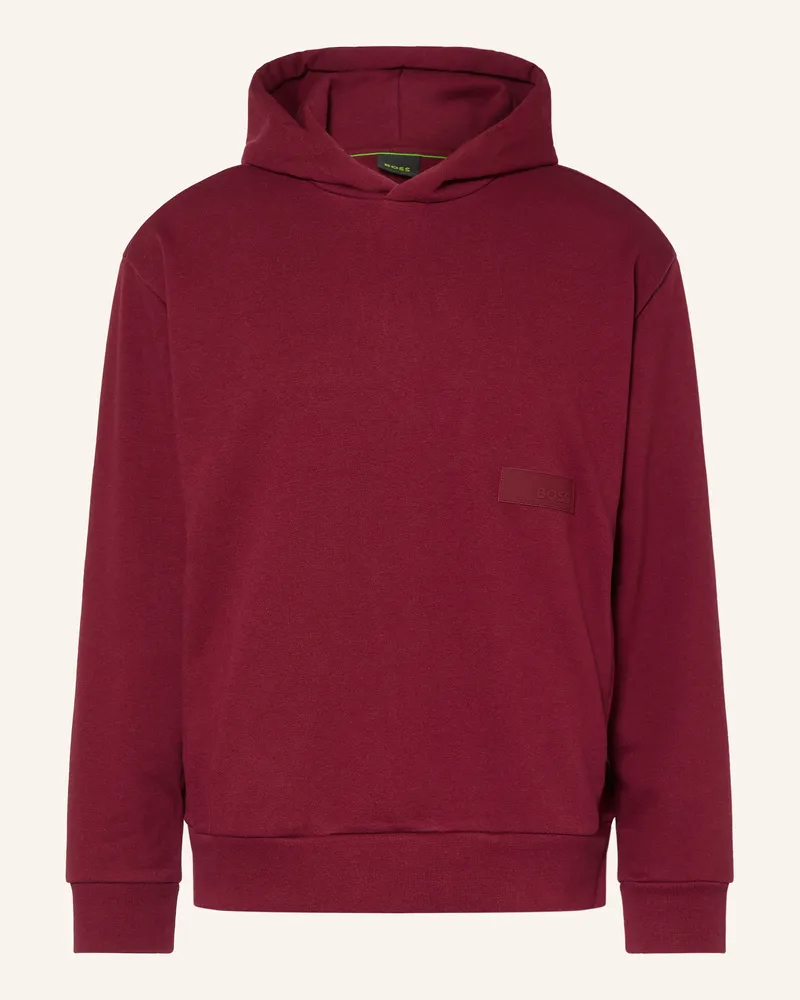 HUGO BOSS Hoodie Sw rot Dunkelrot