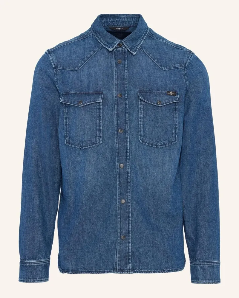 7 for all mankind WESTERN Shirt Blau