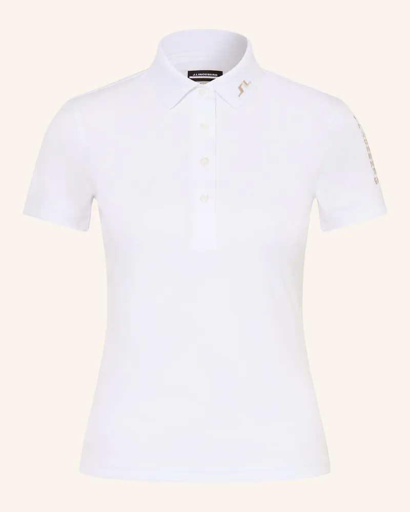 J.Lindeberg Funktions-Poloshirt Weiss