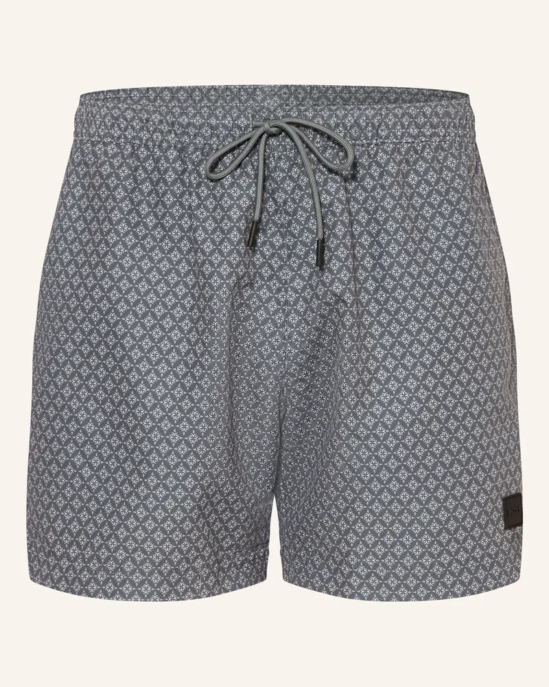 HUGO BOSS Badeshorts VIBE Dunkelgrau