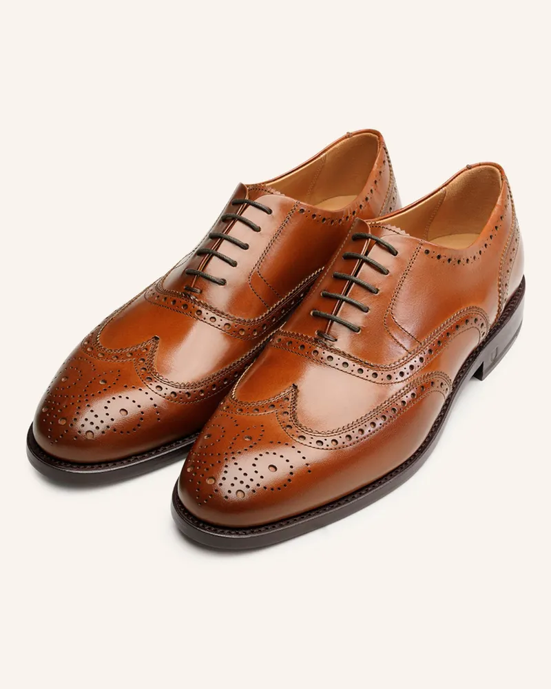 Henry Stevens Schnürer Winston Fbo braun Cognac