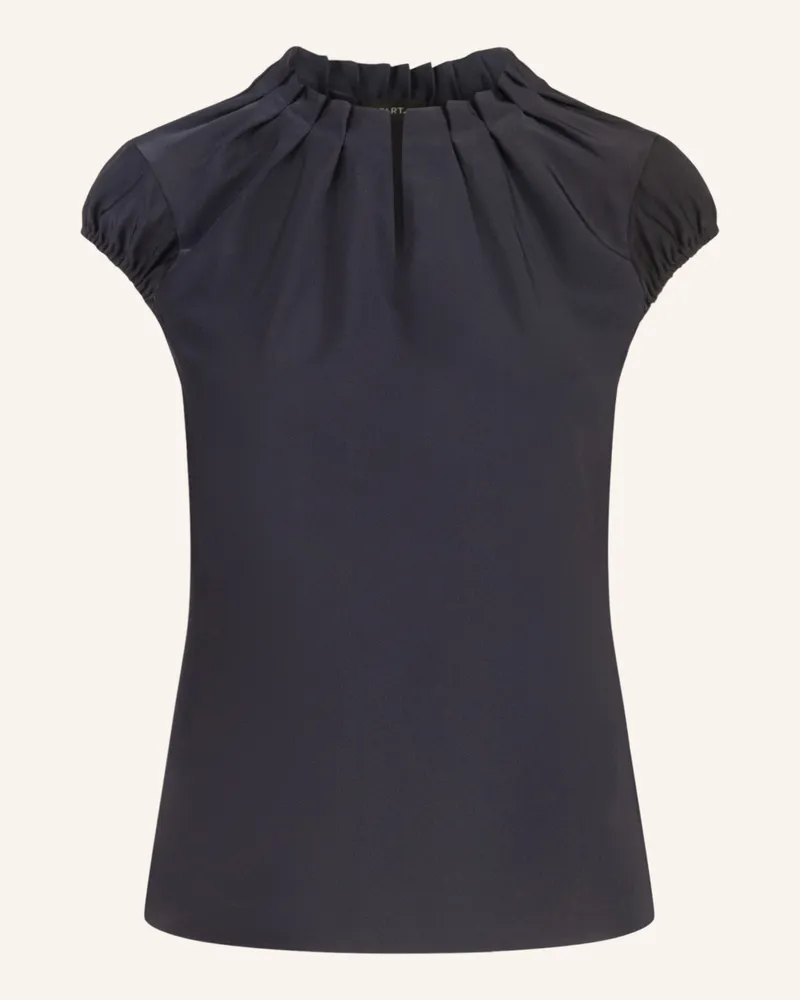 Apart Satinbluse Dunkelblau