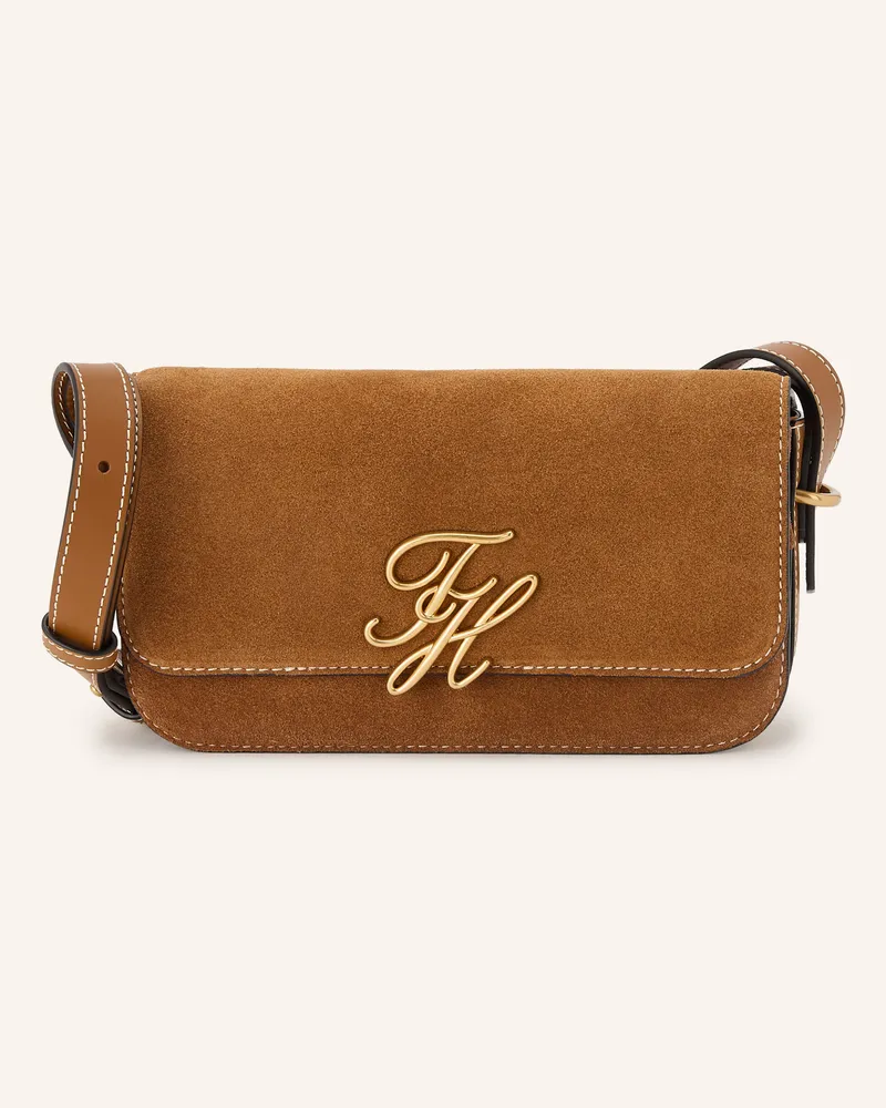Tommy Hilfiger Umhängetasche braun Cognac