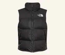 Daunenweste 1996 Retro schwarz
