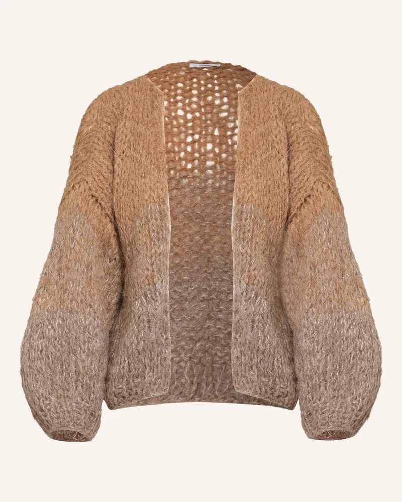 MAIAMI Strickhülle Mit Alpaka braun Camel