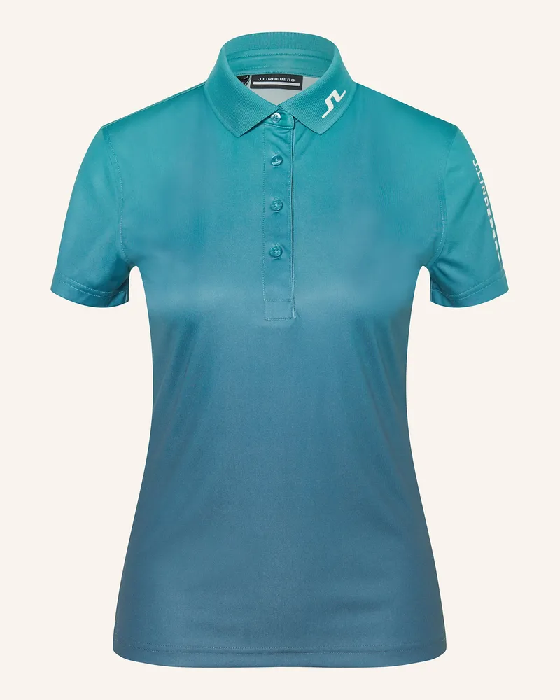 J.Lindeberg Funktions-Poloshirt gruen Petrol