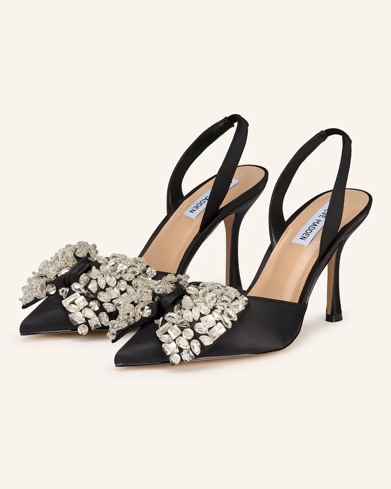 Steve Madden Slingpumps Lovie Mit Schmucksteinen schwarz Schwarz