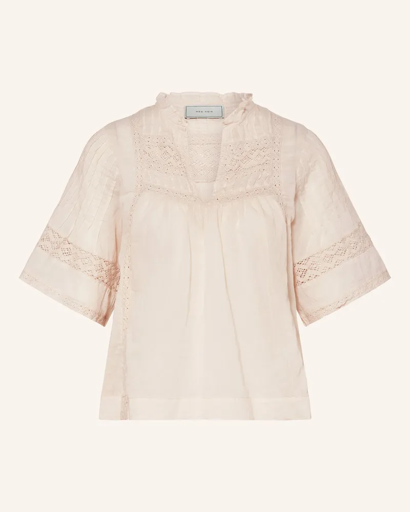 Neo Noir Blusenshirt SIAMA mit Spitze Beige