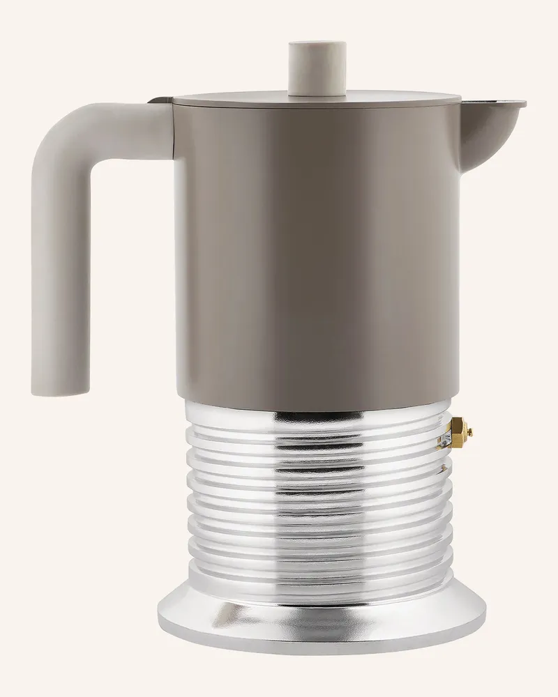 Alessi Espressokocher Vite grau Taupe