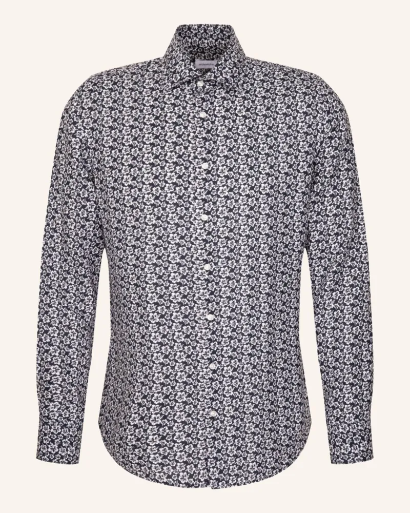 Seidensticker Business Hemd Slim Fit Dunkelblau