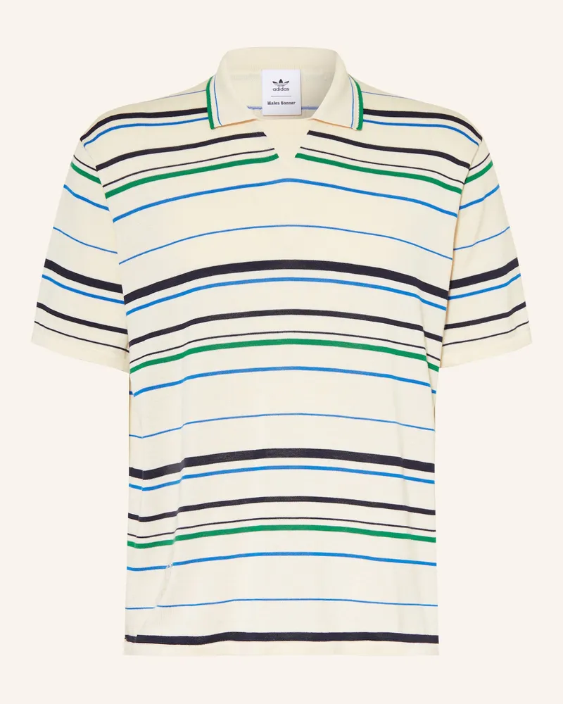 adidas Strick-Poloshirt WB KNIT Creme
