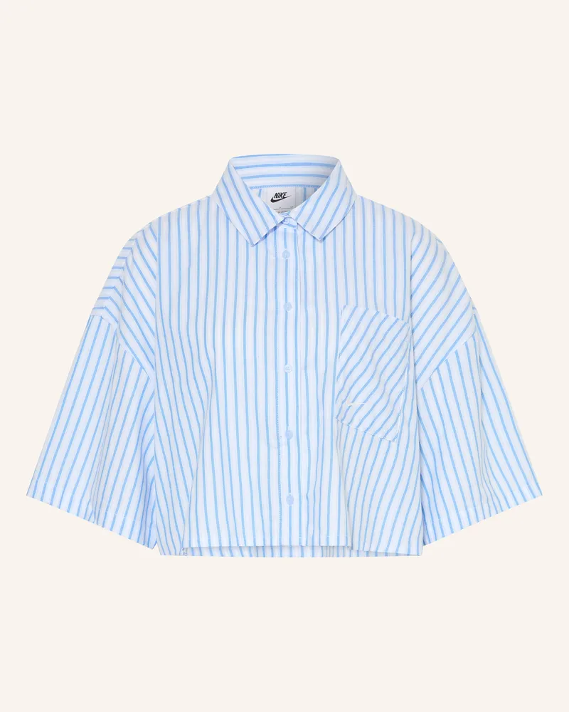 Nike Hemdbluse Sportswear Chill Poplin blau Hellblau