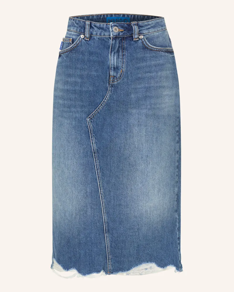 HUGO BOSS Jeansrock Gadele blau Blau