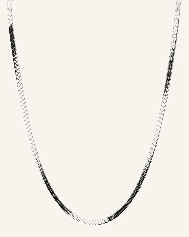 Liebeskind Halskette  Aus  Edelstahl silber Silber