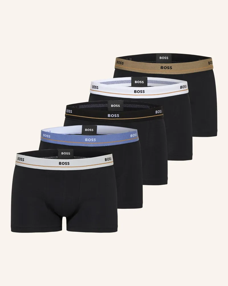 HUGO BOSS 5er-Pack Boxershorts ESSENTIAL Schwarz