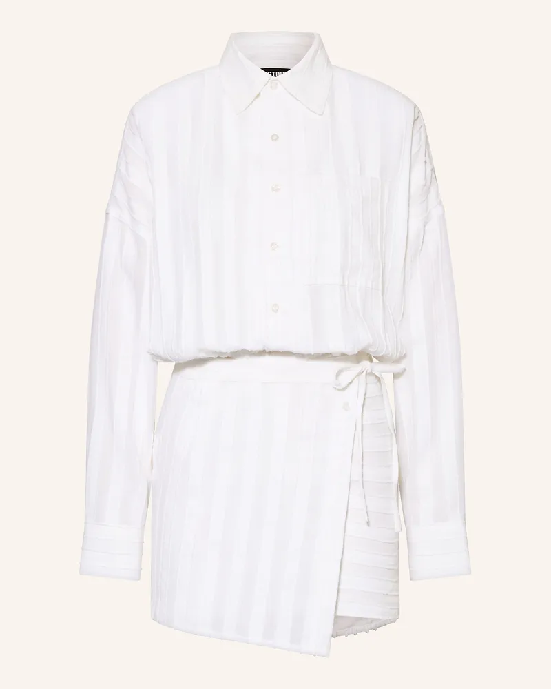 WRSTBHVR Hemdblusenkleid Milay weiss Weiss