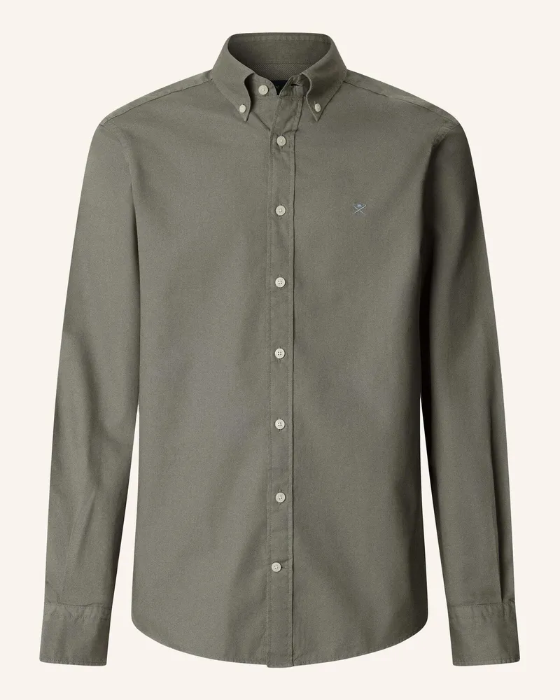 Hackett Freizeithemd Ess Gmt Dyed Oxford gruen Grün