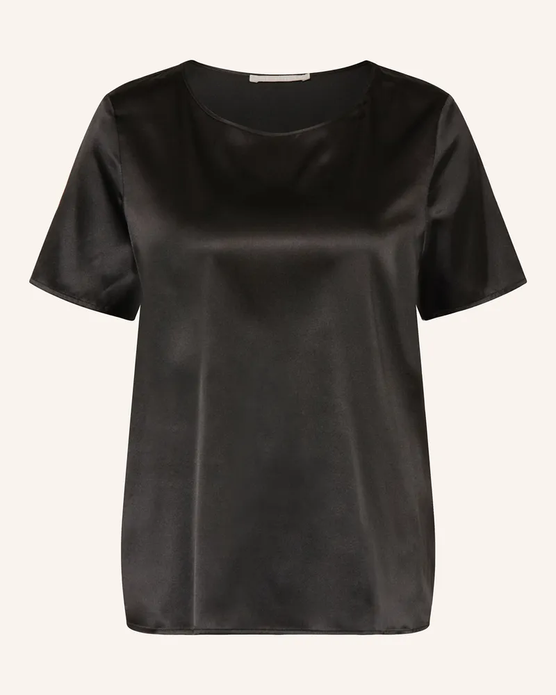 (THE MERCER) N.Y. Blusentop aus Seide Schwarz