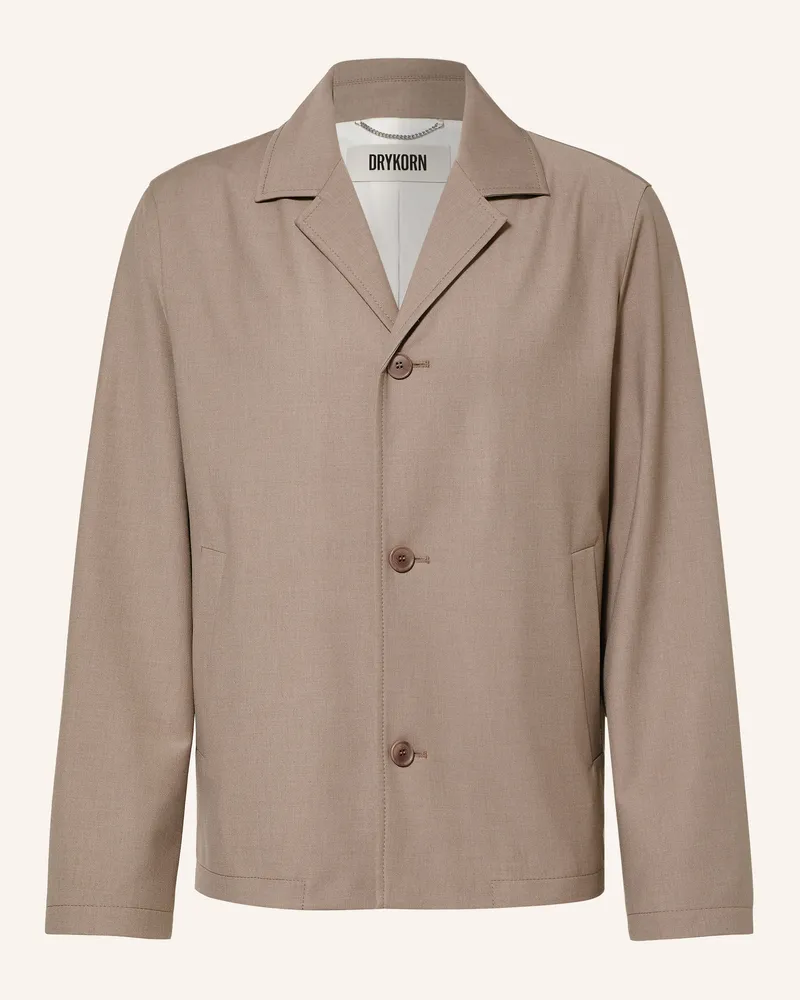 Drykorn Overshirt Louvin beige Hellbraun