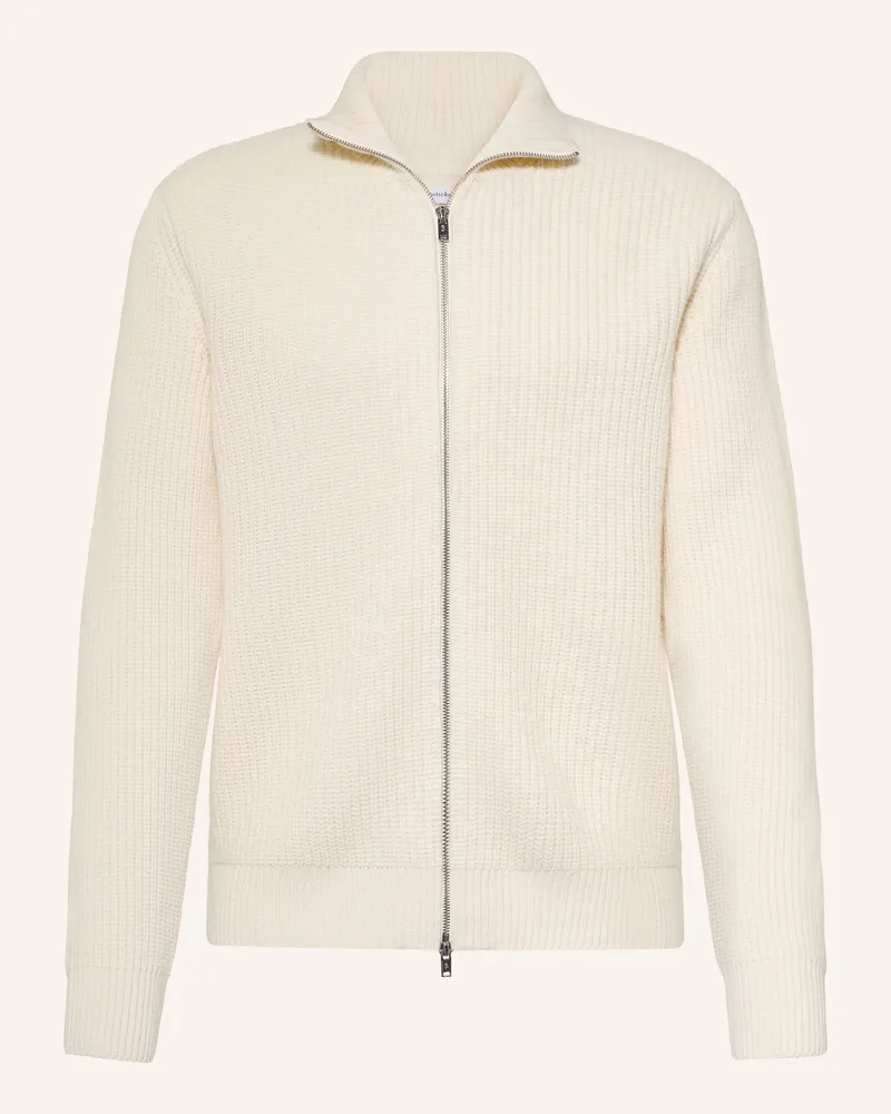 Seidensticker Strickjacke weiss Creme