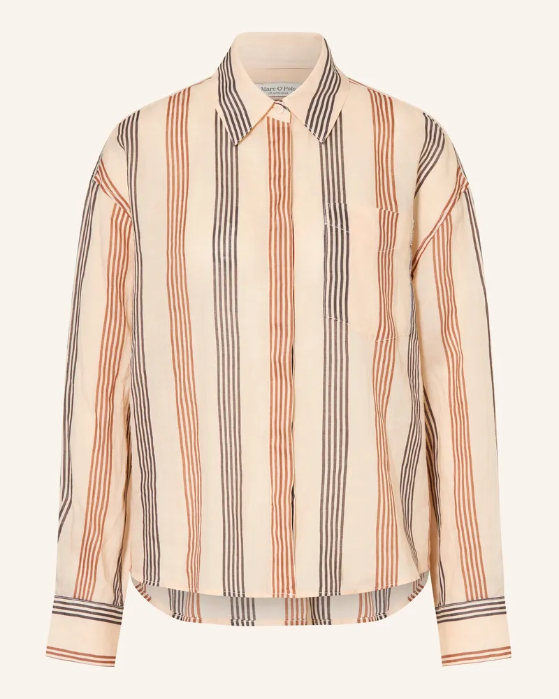 Marc O'Polo Hemdbluse braun Beige