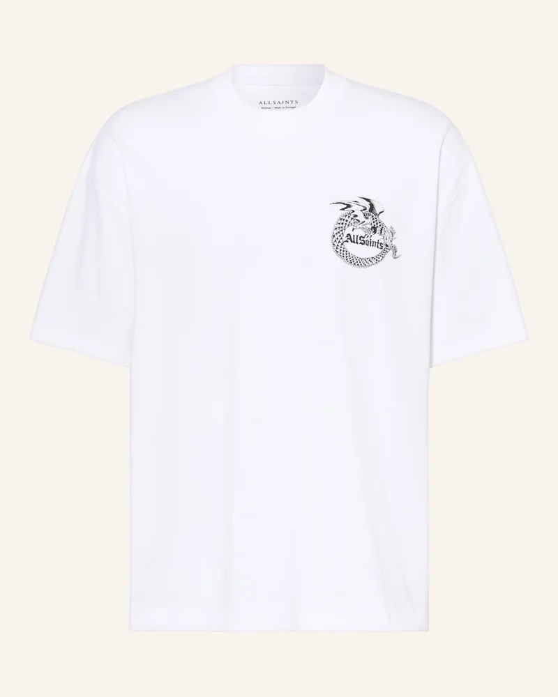 AllSaints Oversized-Shirt Terra weiss Weiss